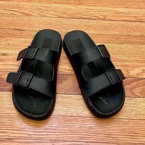 Earthing Grounding Double Strap Buckle Slides Shoes Sandals Women's Size 9